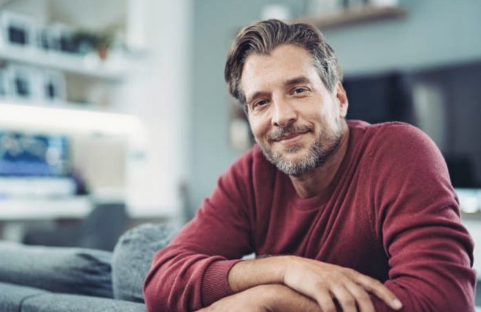 Portrait of a smiling man